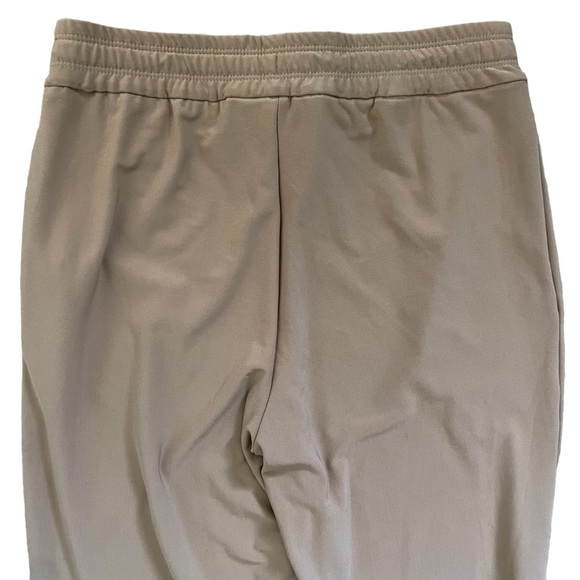 Joie Tapered Pull-On Drawstring Pants w/ Ankle Slits, Taupe, Size S - Picture 6 of 9